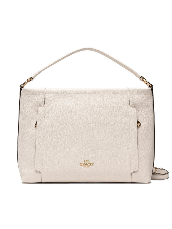 Handtasche Coach Pbbl Lthr Scout Hobo 34312 Beige eschuhe