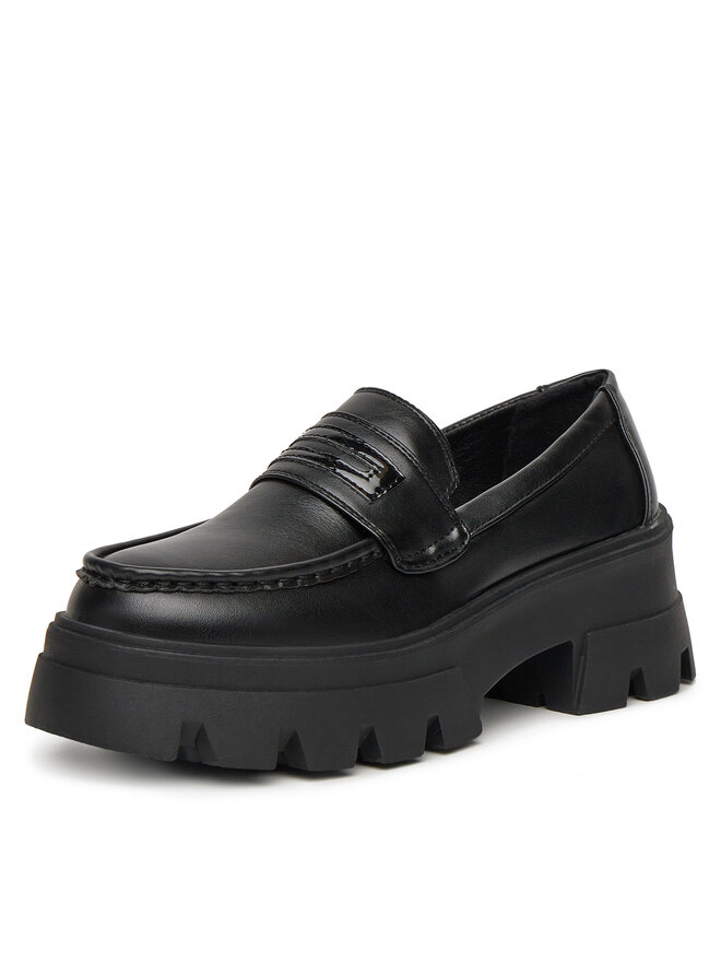 DeeZee Loafersy DeeZee KX2212004 Czarny