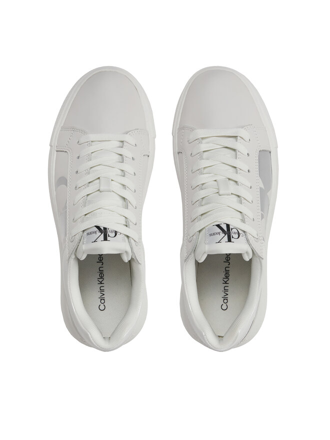 Calvin Klein Jeans Сникърси Calvin Klein Jeans Chunky Cupsole Low Lth Nbs Mr YW0YW01411 Бял