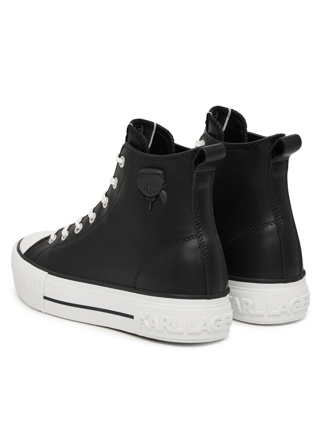 KARL LAGERFELD Sneakers aus Stoff KARL LAGERFELD Kampus Max KL60456 Schwarz