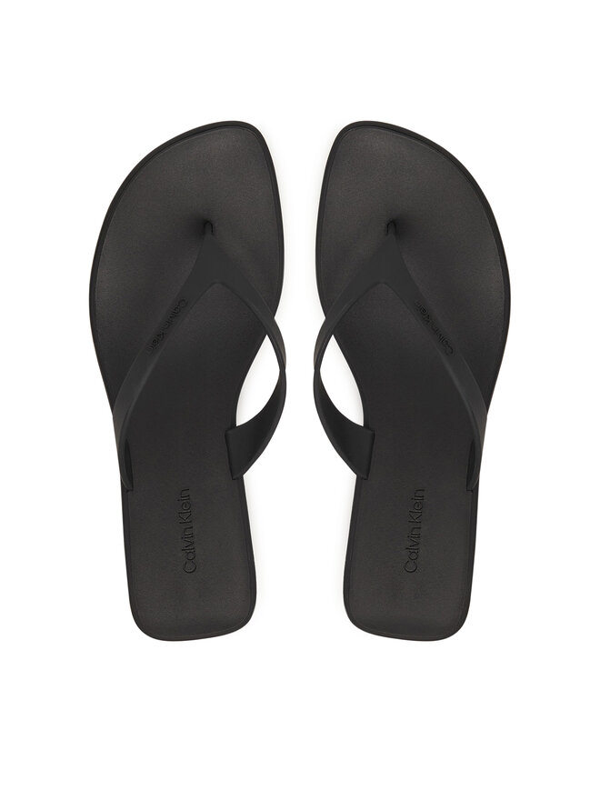 Calvin Klein Zehentrenner Calvin Klein Flip Flop Kitten Heel Thong Tpu HW0HW02965 Schwarz
