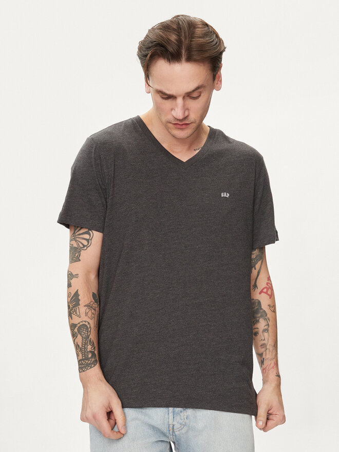 Gap Gap Marškinėliai 753771-01 Pilka Regular Fit