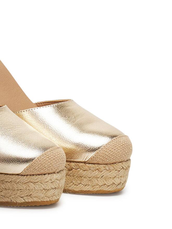Genuins Espadryle Genuins Darya G105916 Złoty