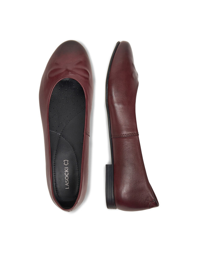 Lasocki Balerinke Lasocki CEO-RST-ERICA-61 Bordo rdeča