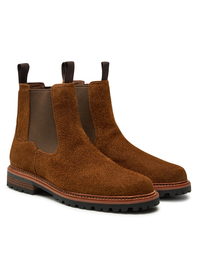 Clarks Μποτάκια με λάστιχο Clarks Clarkridge Top 26179723 Καφέ