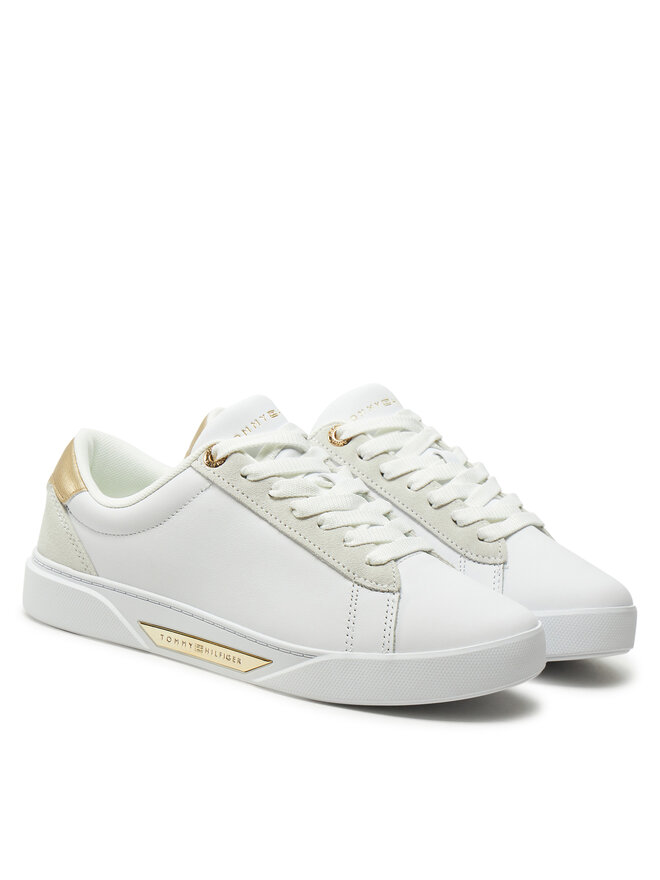 Tommy Hilfiger Sportcipők Tommy Hilfiger Chic Court Sneaker FW0FW08382 Fehér
