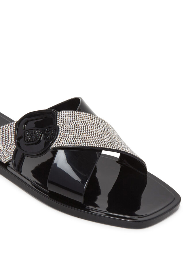 KARL LAGERFELD Iešļūcenes KARL LAGERFELD Jelly KL80004S Melns