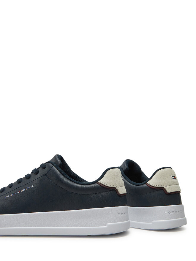 Tommy Hilfiger Sneakers Tommy Hilfiger Th Court Lth Detail Ess FM0FM05367 Dunkelblau