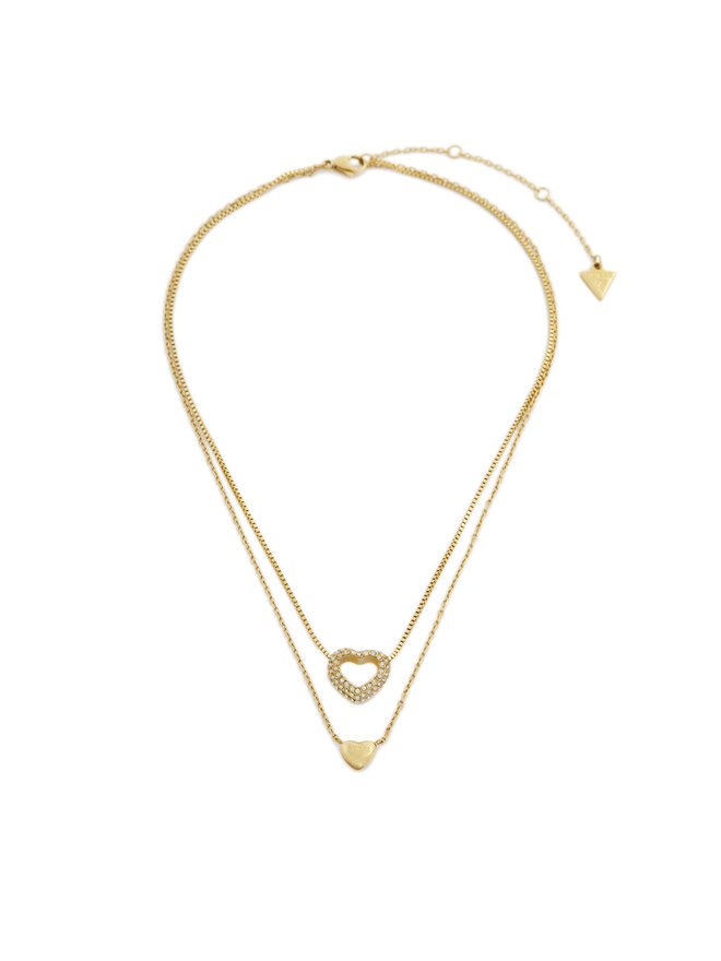 Guess Set náhrdelník a náušnice Guess JUBS05 076JW Zlatá