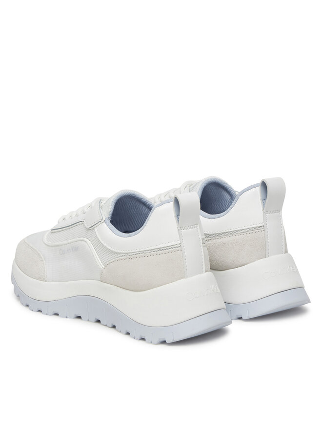 Calvin Klein Sneakers Calvin Klein Runner Lace Up Mesh Mix HW0HW02487 Alb
