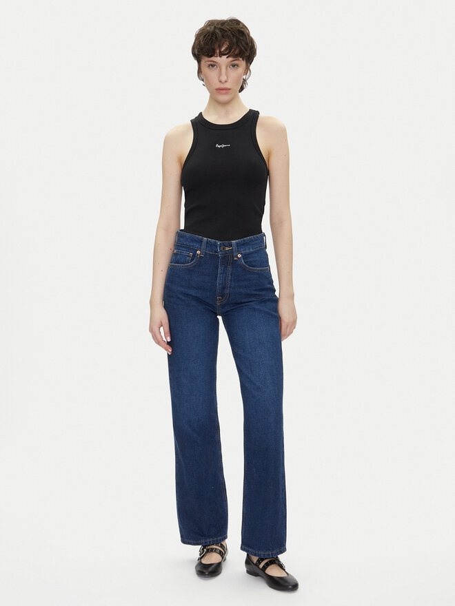 Pepe Jeans Pepe Jeans Top Marian PL506035 Schwarz Slim Fit
