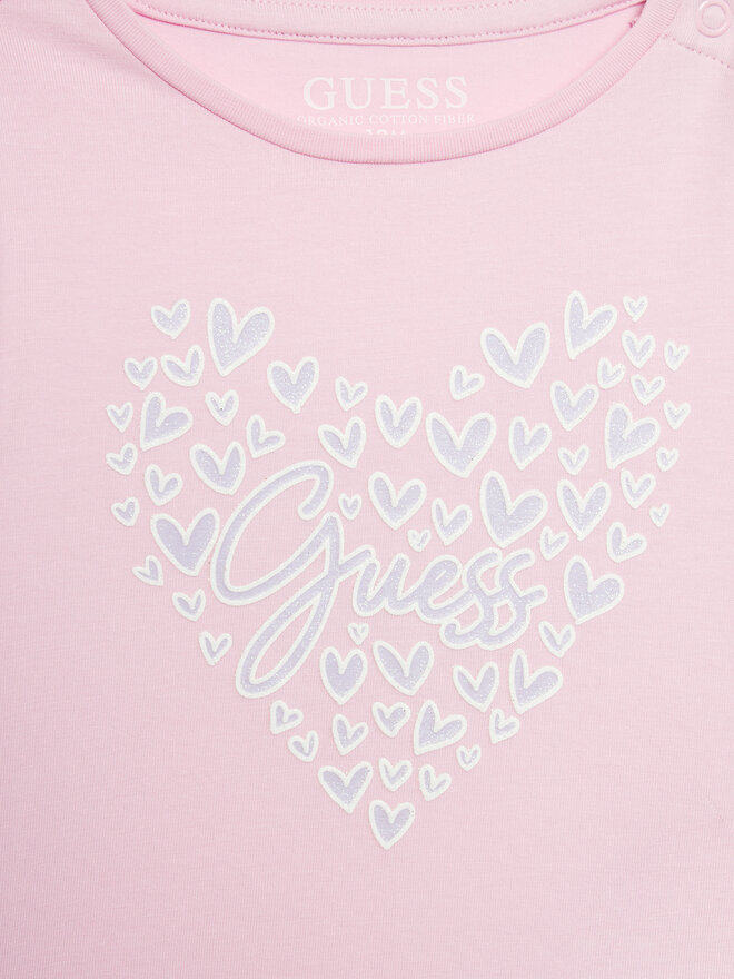 Guess Guess Marškinėliai A4GI01 K6YW4 Rožinė Regular Fit