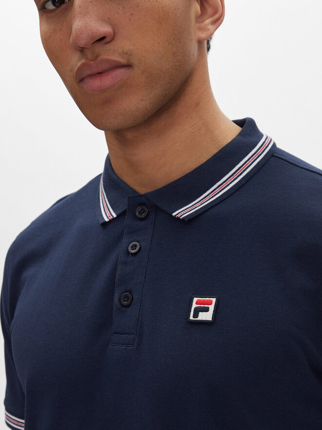 Fila Fila Pólóing Lubeek FAM0898 Sötétkék Regular Fit