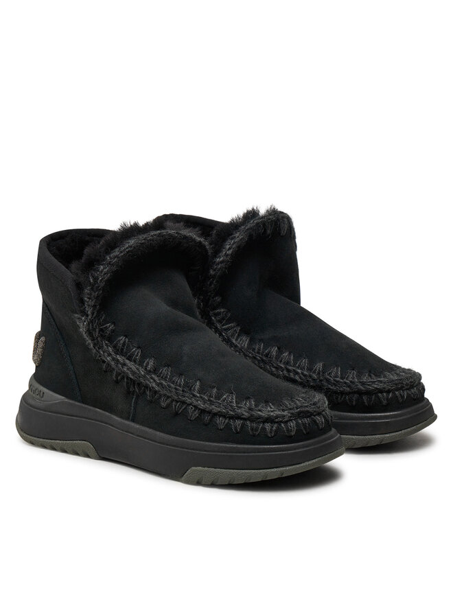 Mou Snehule Mou Eskimo Jogger Glitter FW421001A Čierna