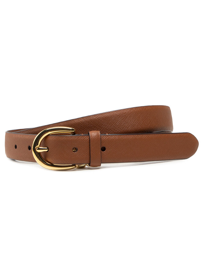 LAUREN RALPH LAUREN Dámský pásek Lauren Ralph Lauren Charm Classc 412802952005 Hnědá