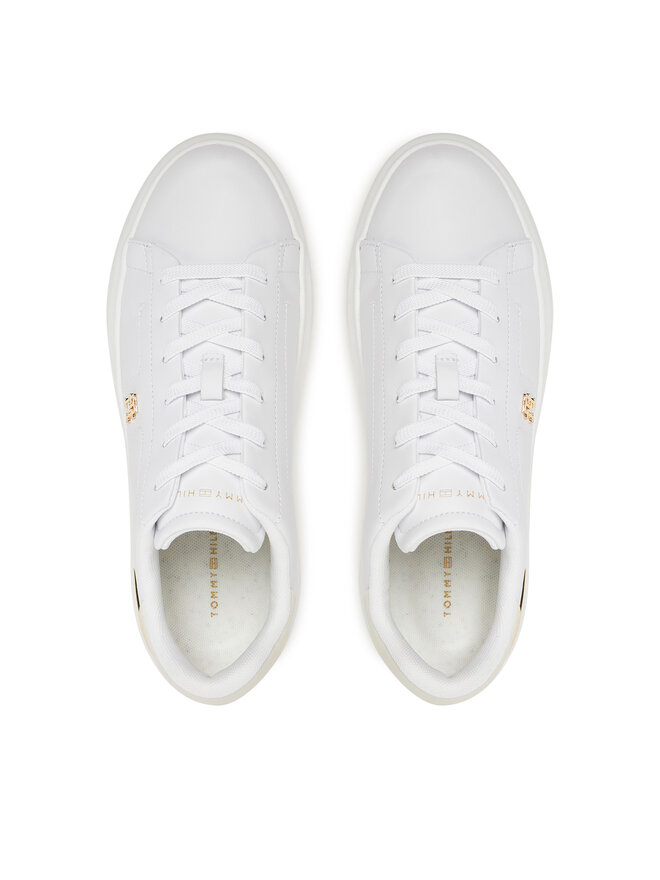 Tommy Hilfiger Sneakersy Tommy Hilfiger FW0FW08631 Biela