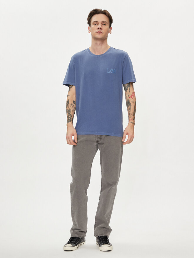 Lee Lee Camiseta Wobbly 112349080 Azul Regular Fit