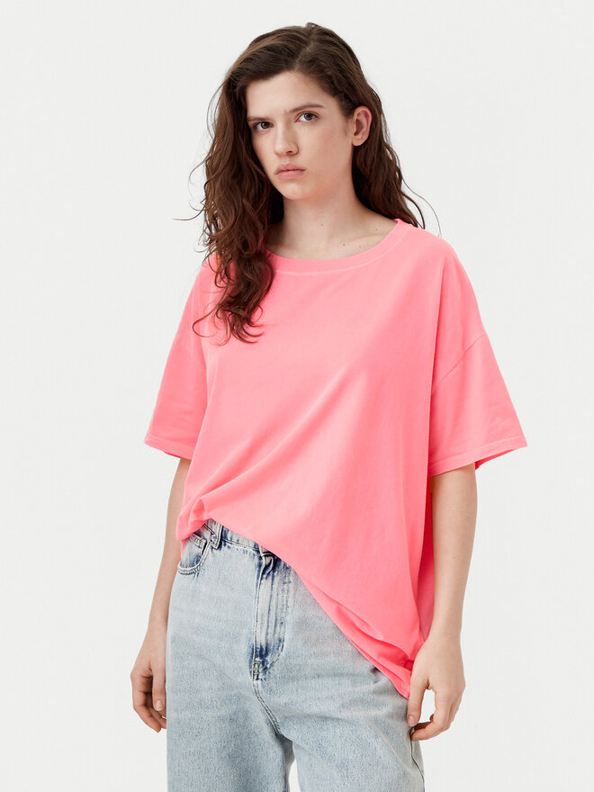 American Vintage American Vintage Camiseta Pymaz PYM02AH24 Rosa Oversize
