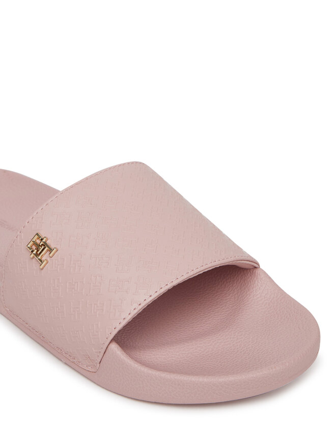 Tommy Hilfiger Šľapky Tommy Hilfiger Th Monogram Poolside FW0FW08525 Ružová