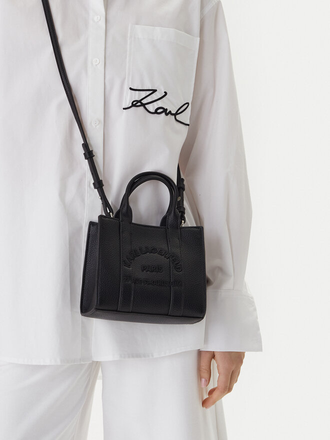 KARL LAGERFELD Handtasche KARL LAGERFELD B1W30042 Schwarz