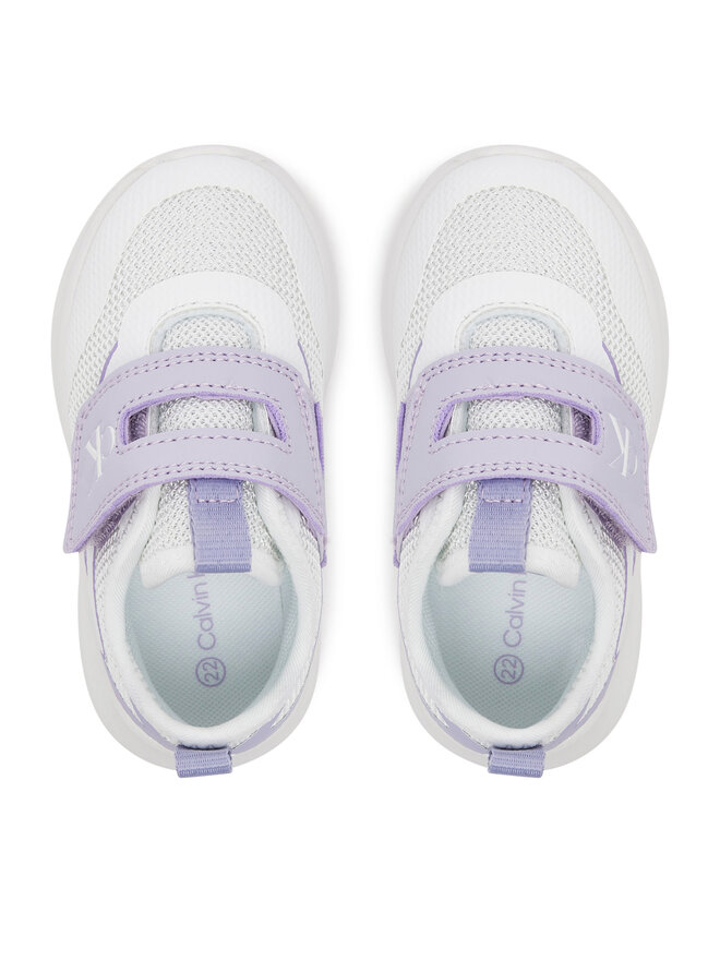 Calvin Klein Jeans Sneakersy Calvin Klein Jeans Low Cut Velcro 1A9-82026-1697X M Biela