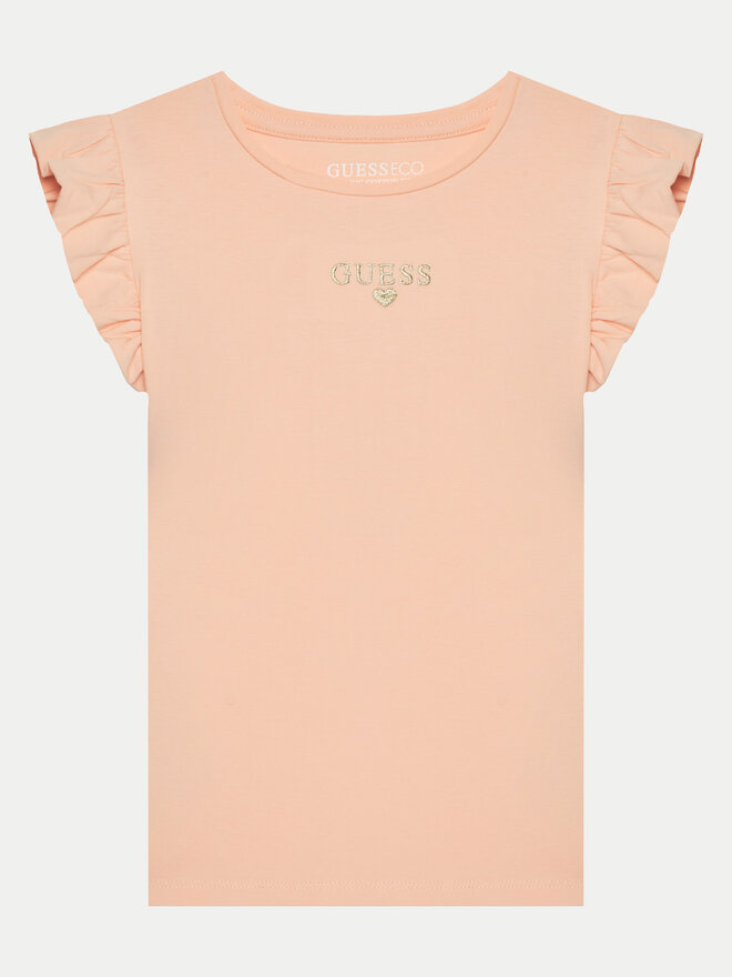 Guess Guess T-Shirt K5RI26 K6YW4 Korallenfarben Regular Fit