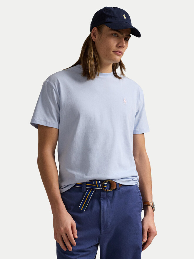Polo Ralph Lauren Polo Ralph Lauren Camiseta 710671438418 Celeste Slim Fit