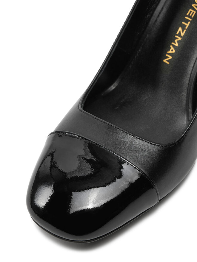 Stuart Weitzman Lodičky Stuart Weitzman Eden Strap 85 SK085 Čierna
