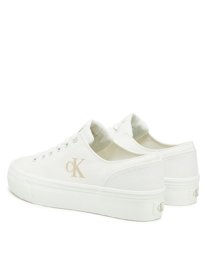 Calvin Klein Jeans Scarpe sportive Calvin Klein Jeans Vulc Flatform Low Cv Mg YW0YW01763 Bianco