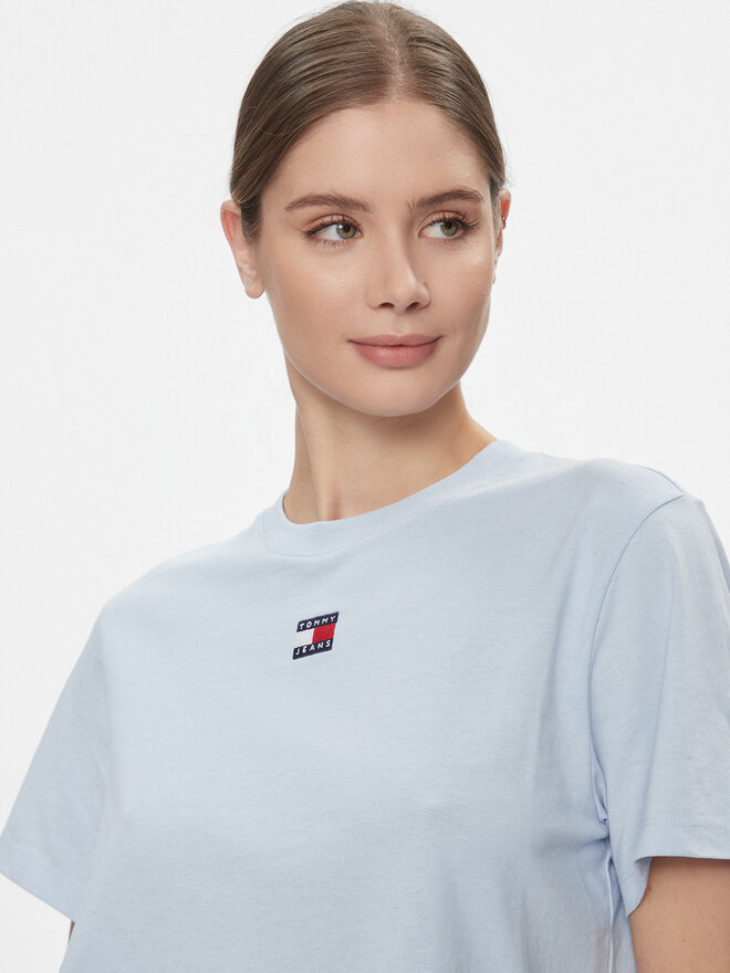 Tommy Jeans Tommy Jeans Póló Badge DW0DW17391 Sötétkék Boxy Fit