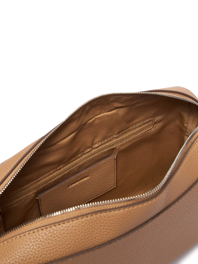 Calvin Klein Handtasche Calvin Klein Webbing 2X Strap Lg Camera Bag LV04F3642G Beige