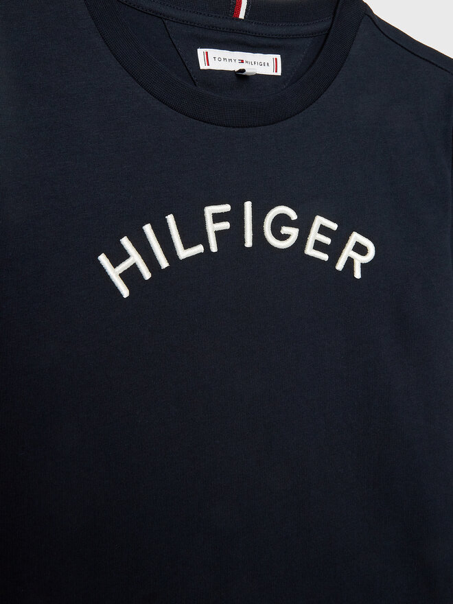 Tommy Hilfiger Tommy Hilfiger Marškinėliai Arched KS0KS00401 D Tamsiai mėlyna Regular Fit