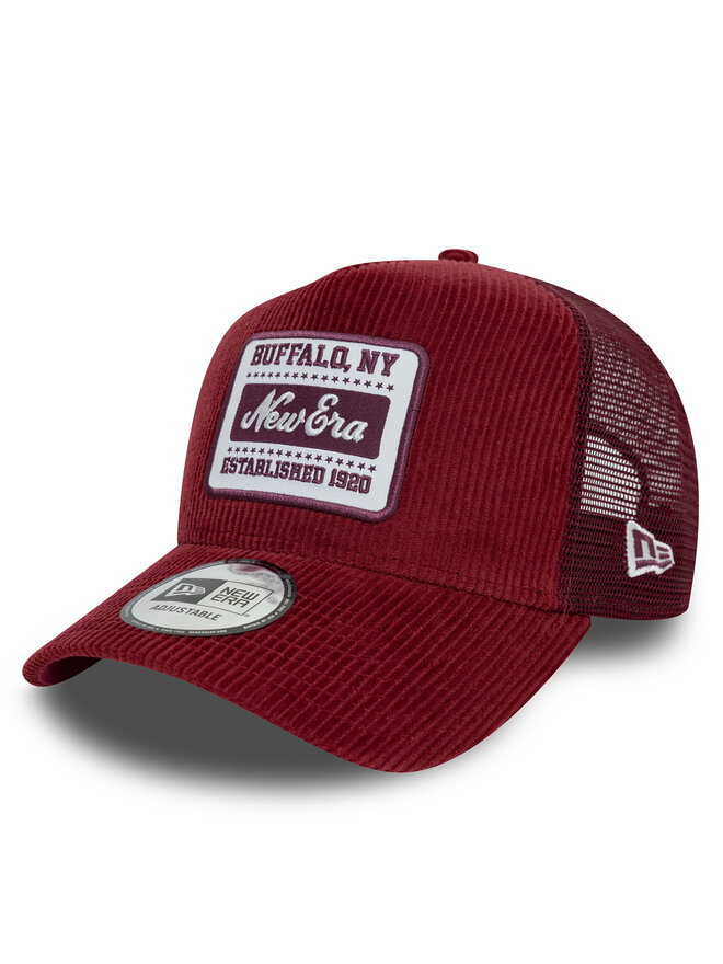 New Era Czapka z daszkiem New Era Cord Patch 60603670 Bordowy