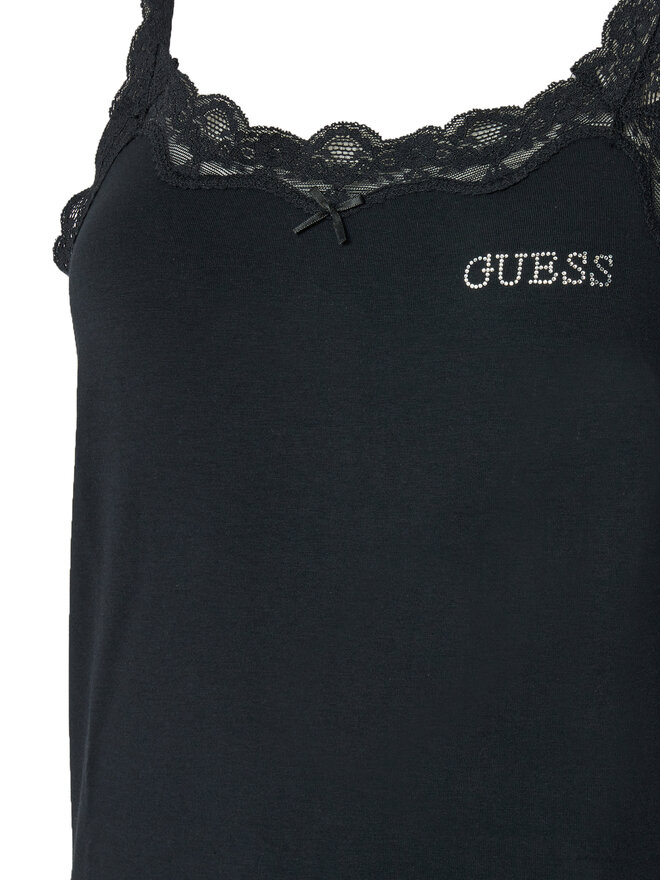 Guess Guess Πιτζάμα O5RG04 KBBU1 Μαύρο Regular Fit