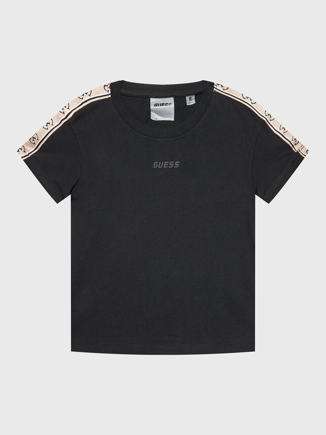 Guess Guess Marškinėliai J3RI47 I3Z14 Juoda Regular Fit