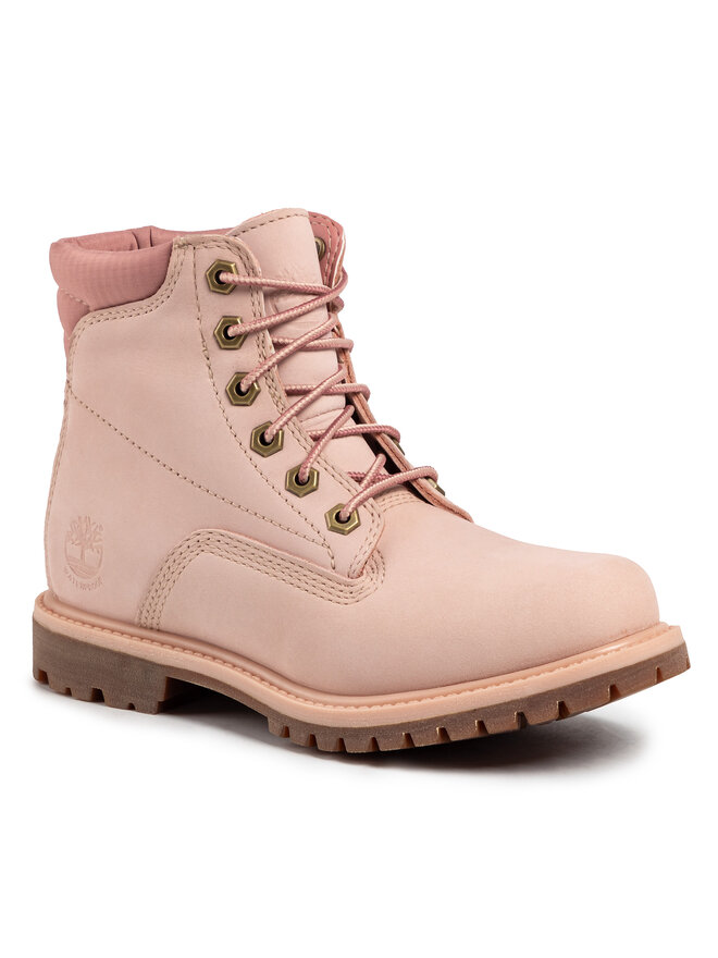 Pastel pink timberlands sales