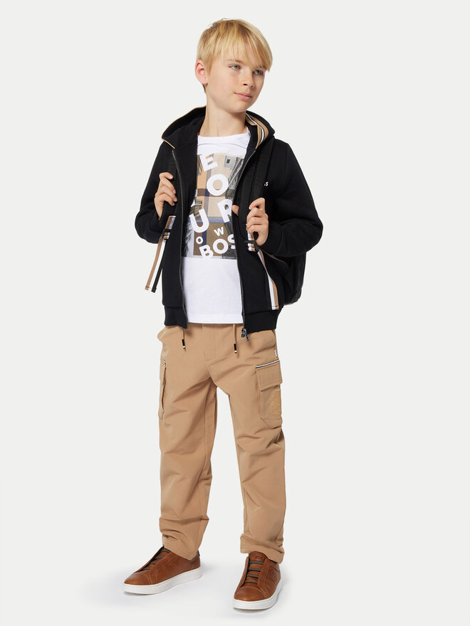 BOSS Boss Футболка J51217 S Білий Regular Fit