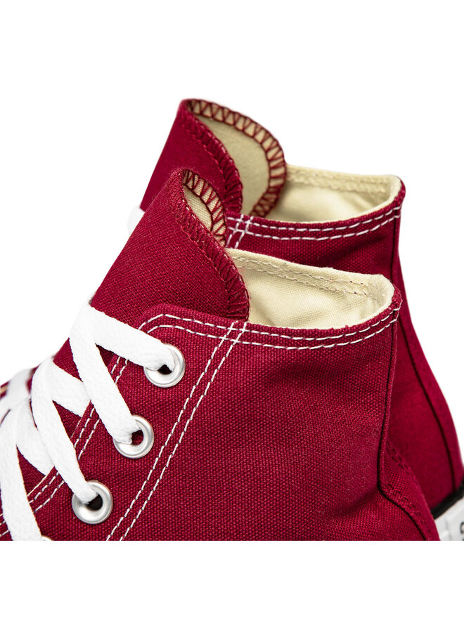 Converse Sneakers aus Stoff Converse All Star Hi Maroon M9613 Dunkelrot