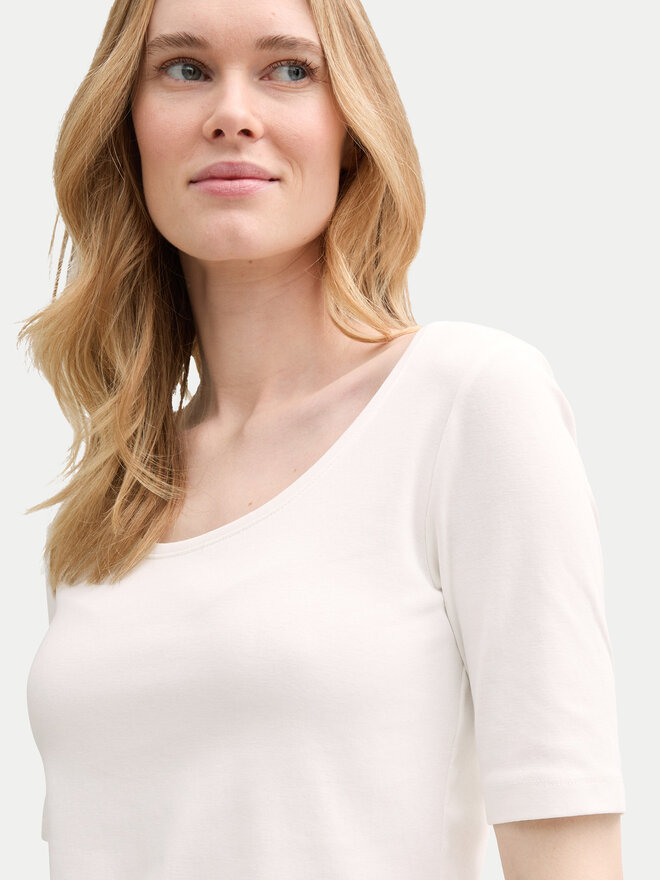 Tom Tailor Tom Tailor Camiseta 1045541 Blanco Regular Fit
