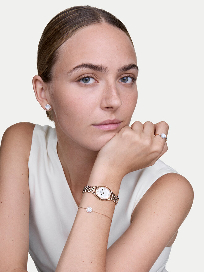 Daniel Wellington Zegarek Daniel Wellington Ophelia Mini 22 DW00100805 Różowe złoto
