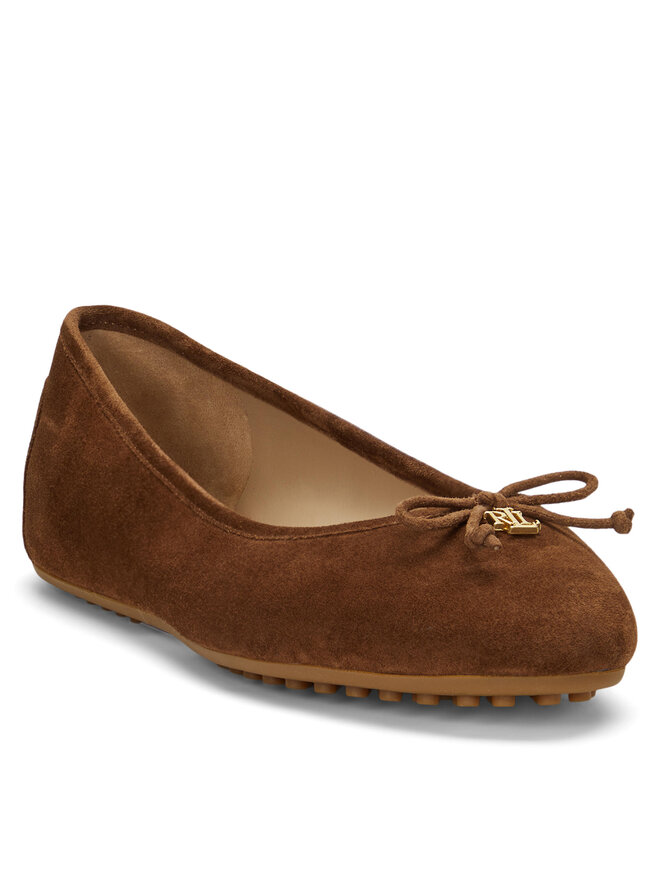 LAUREN RALPH LAUREN Μπαλαρίνες LAUREN RALPH LAUREN 802951376001 Καφέ