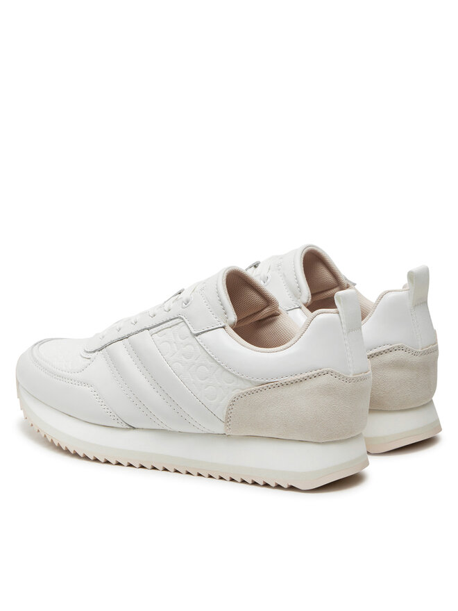 Calvin Klein Sneakers Calvin Klein Runner Lace Up Saff Mono HW0HW02102 Weiß
