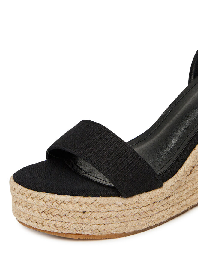 DeeZee Espadrilky DeeZee EA0315-2 Čierna