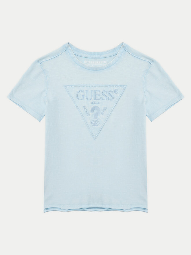 Guess Guess Camiseta L5GI02 K6XN4 Celeste Regular Fit