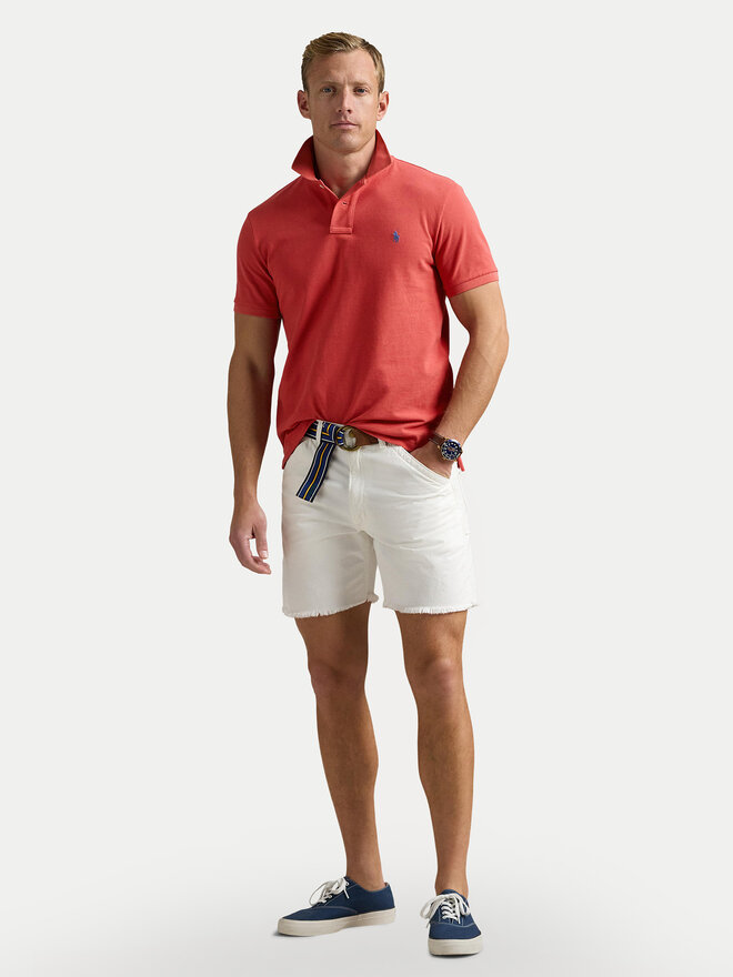 Polo Ralph Lauren Polo Ralph Lauren Поло 710536856443 Червоний Slim Fit