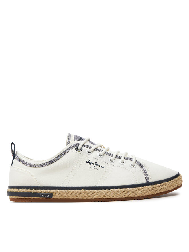 Pepe Jeans Espadryle Pepe Jeans Samoa Smart PMS10321 Biały