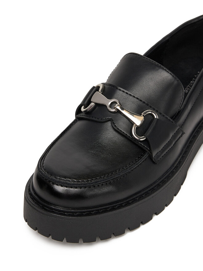 DeeZee Loafersy DeeZee 18638-14 Czarny