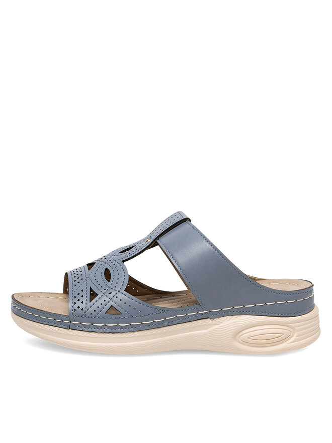 Clara Barson Pantoletten Clara Barson WYL0510-28 Blau