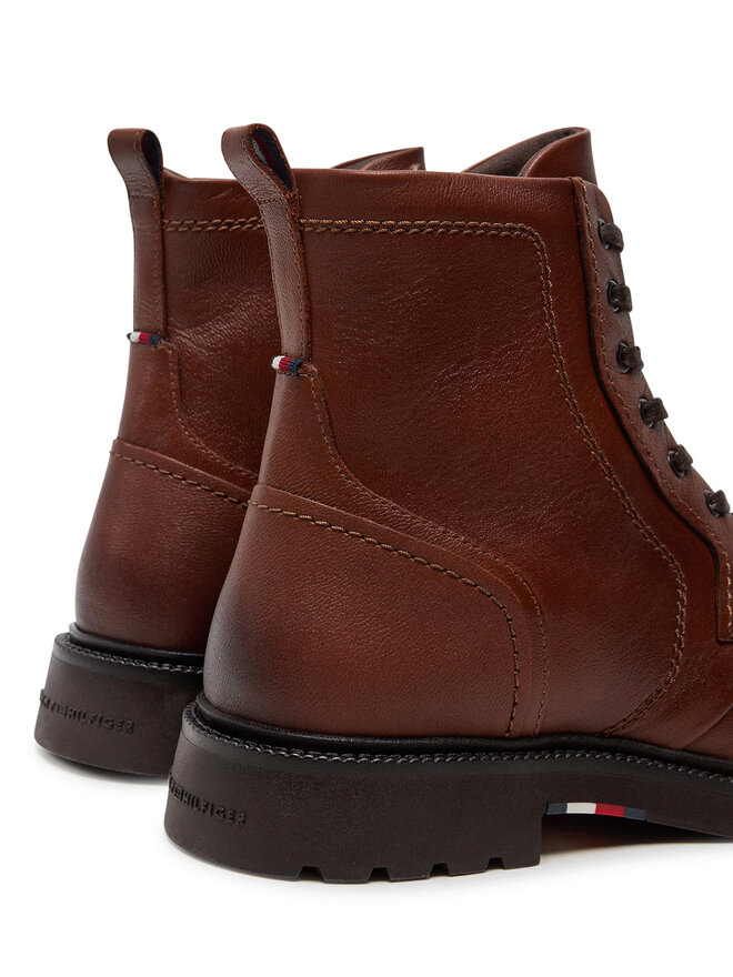 Tommy Hilfiger Gležnjače Tommy Hilfiger FM0FM05183 Smeđa