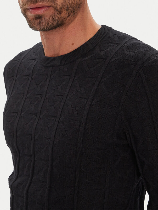 Guess Guess Džemper M5YR07 Z3FC2 Crna Regular Fit